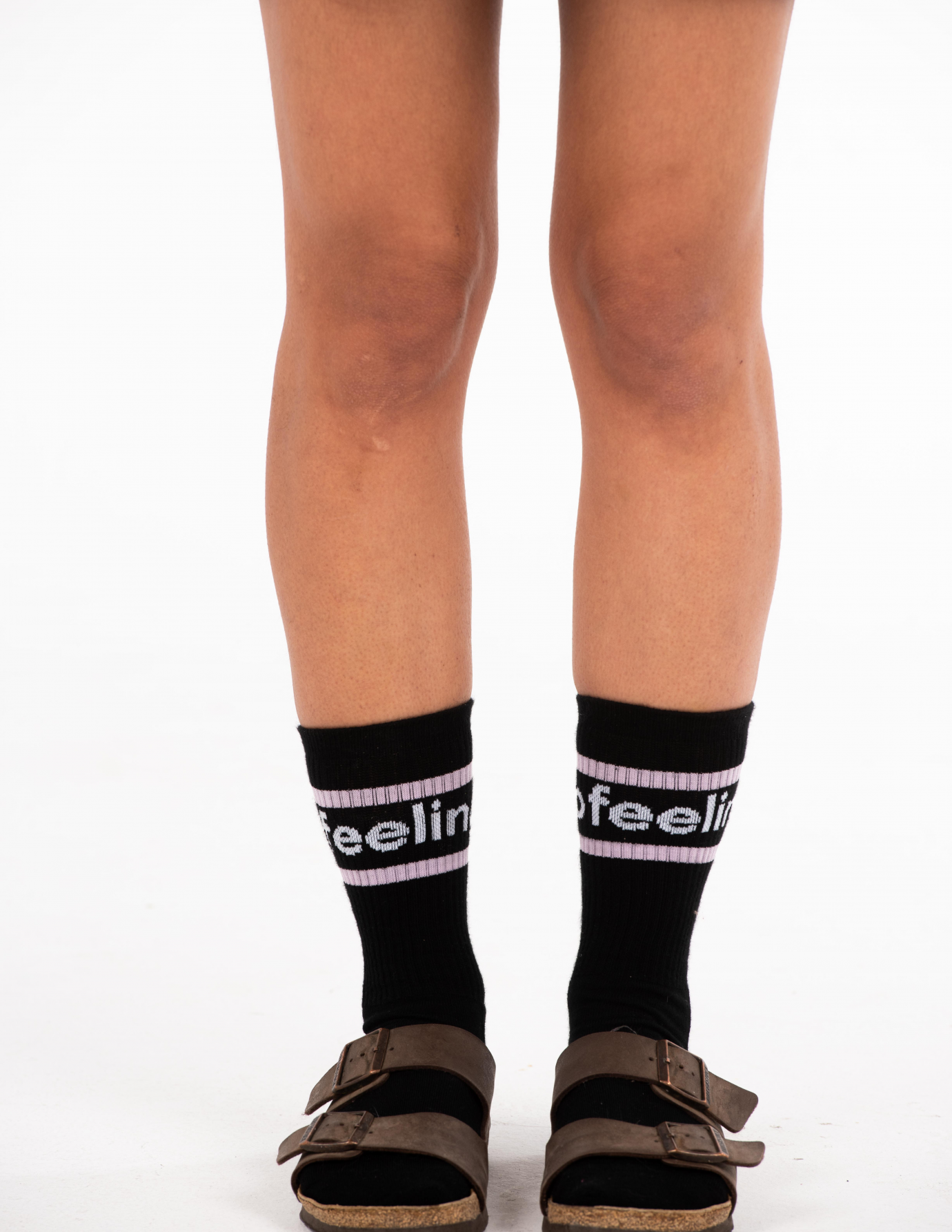 Logo Black Socks