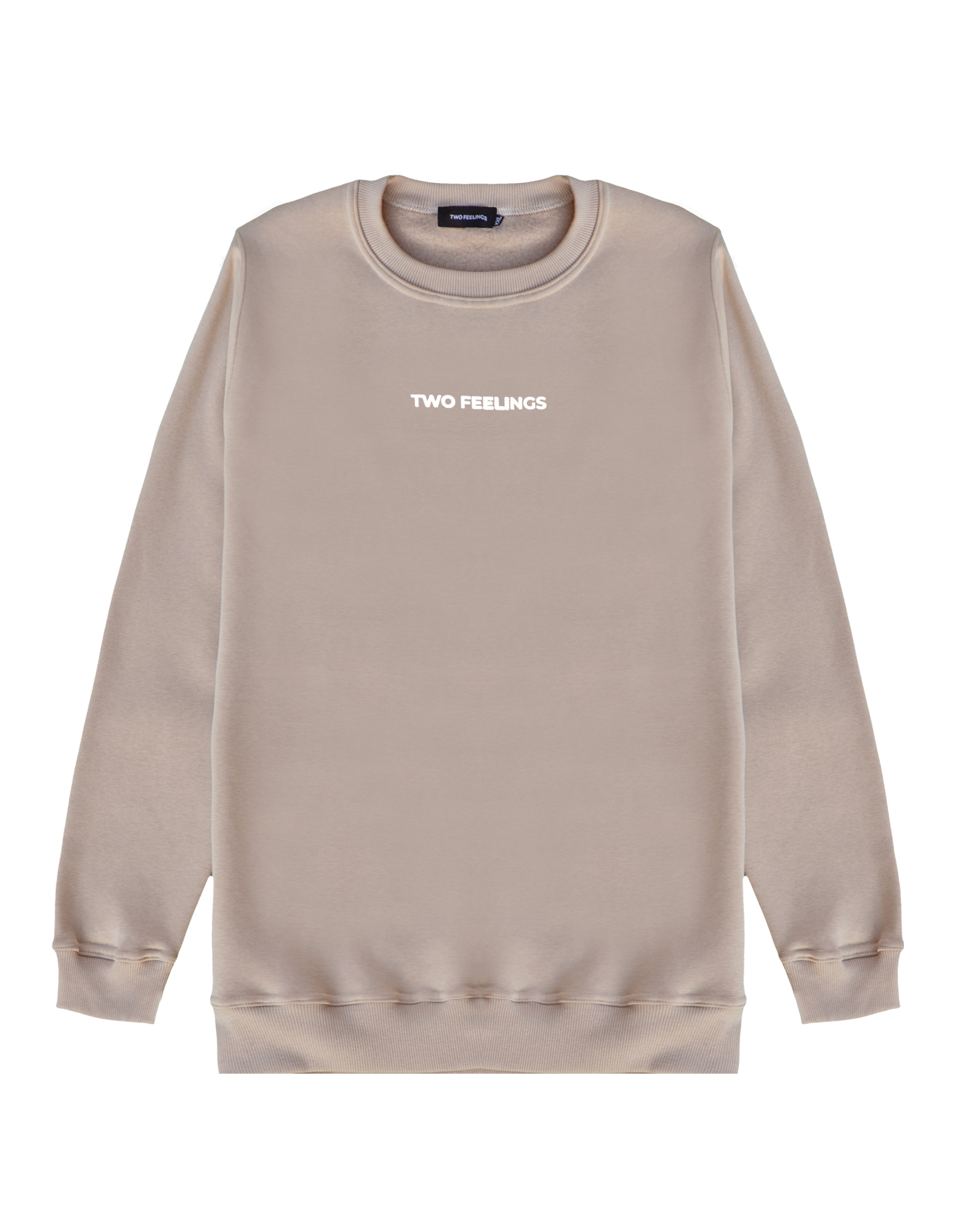 Beige Logo Crewneck