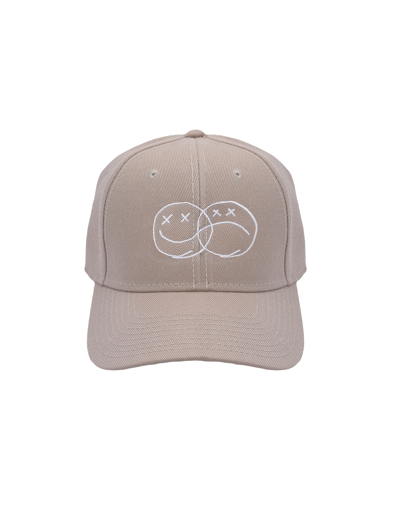 Beige Faces Hat